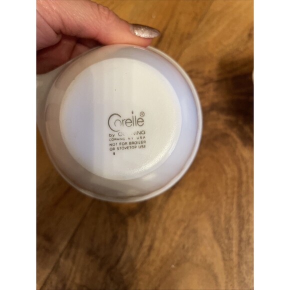 Set of 2 Corelle CorningWare PYREX Butterfly Gold Cups Open Handle - Picture 4 of 5